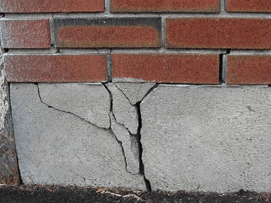 Concrete foundation with serious structural damage in Birmingham, AL